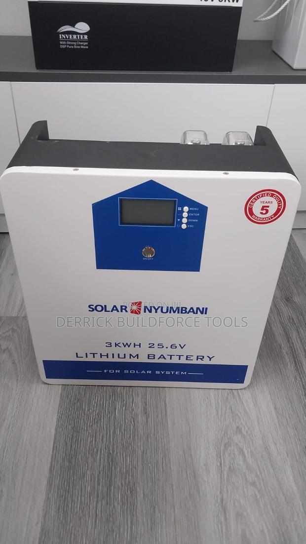 Solar Nyumbani 3kwh 25.6v 100ah Lithium Ion Solar Battery