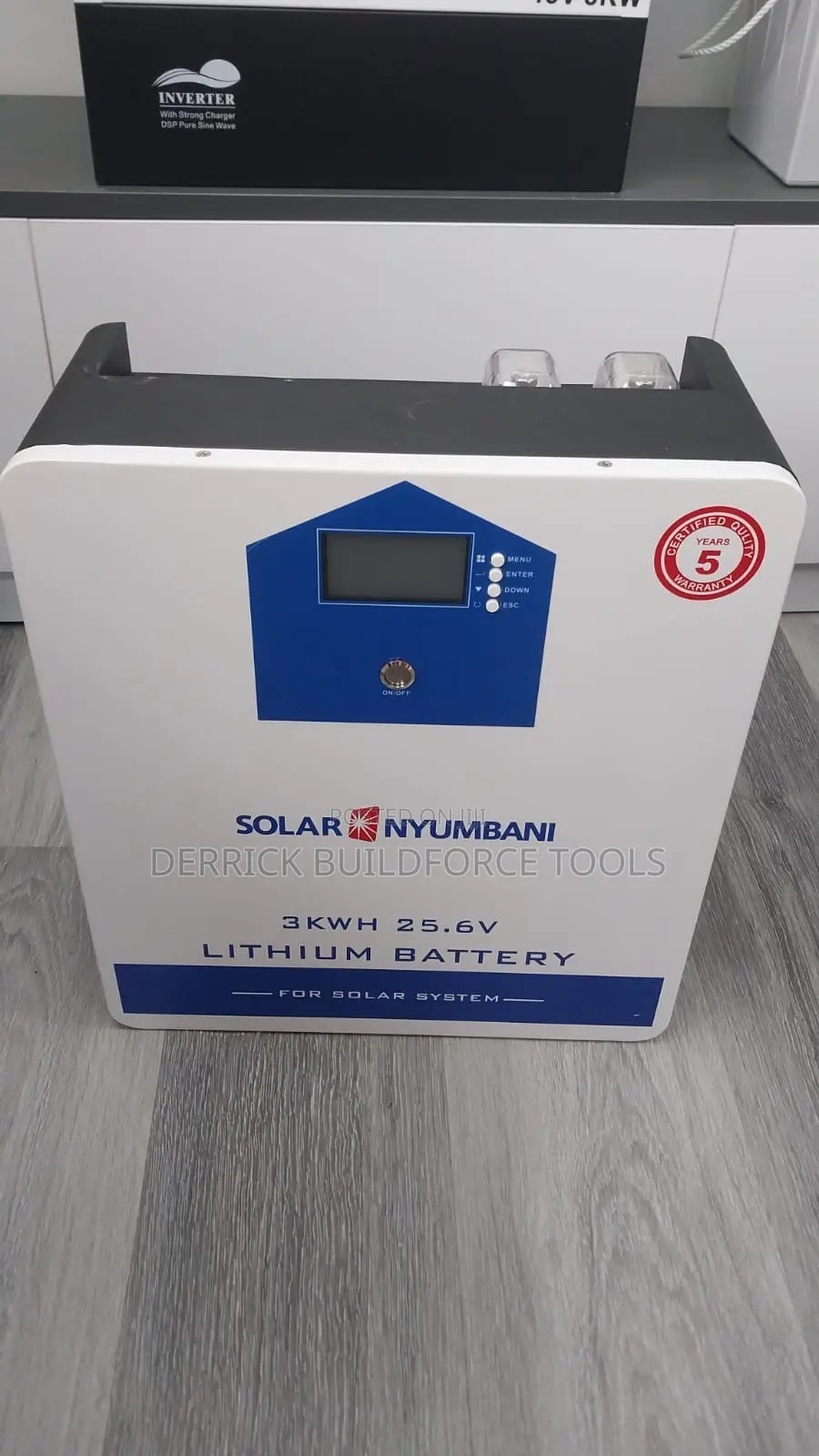 Solar Nyumbani 3kwh 25.6v 100ah Lithium Ion Solar Battery