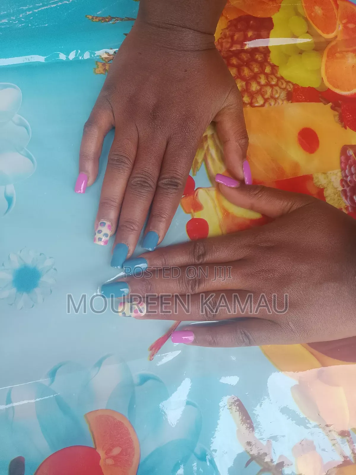 Gel Polish and Stickons Application