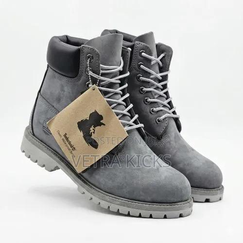 Timberland Gray Boots – Adventure Ready Footwear for Modern Men