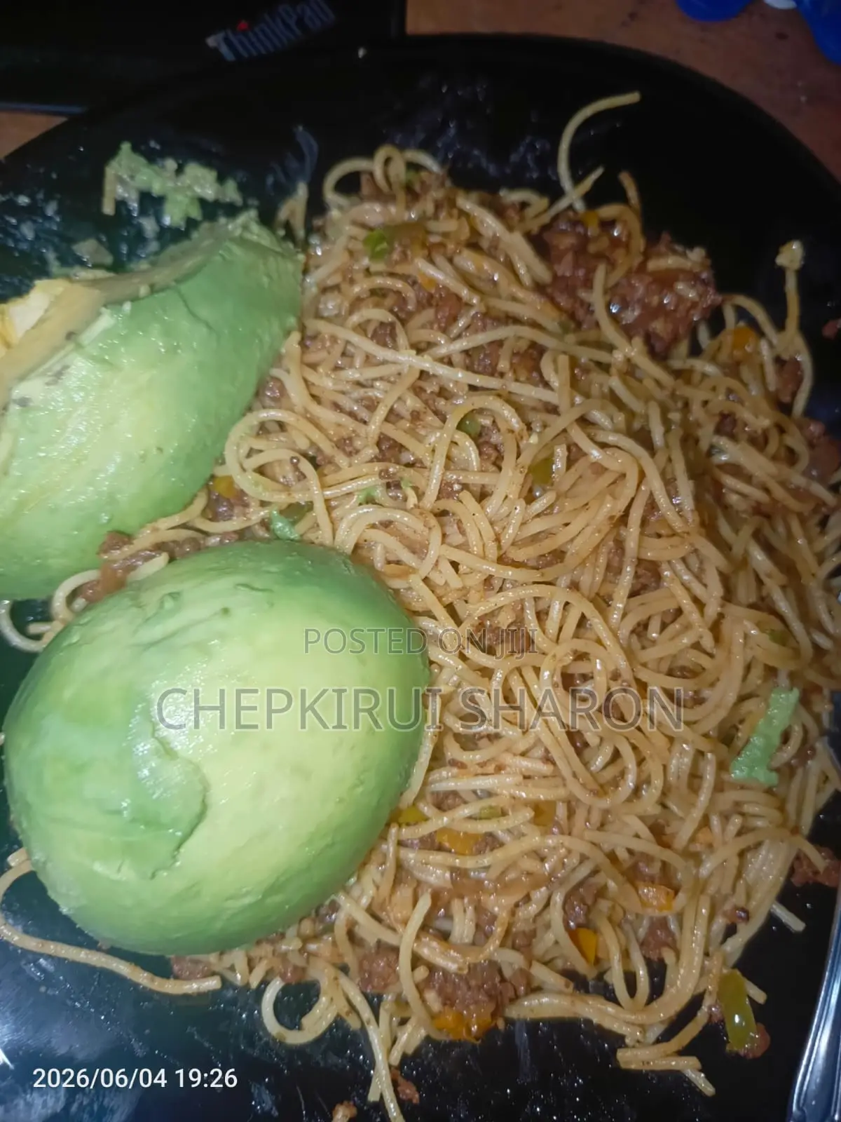 Spaghetti Avocado