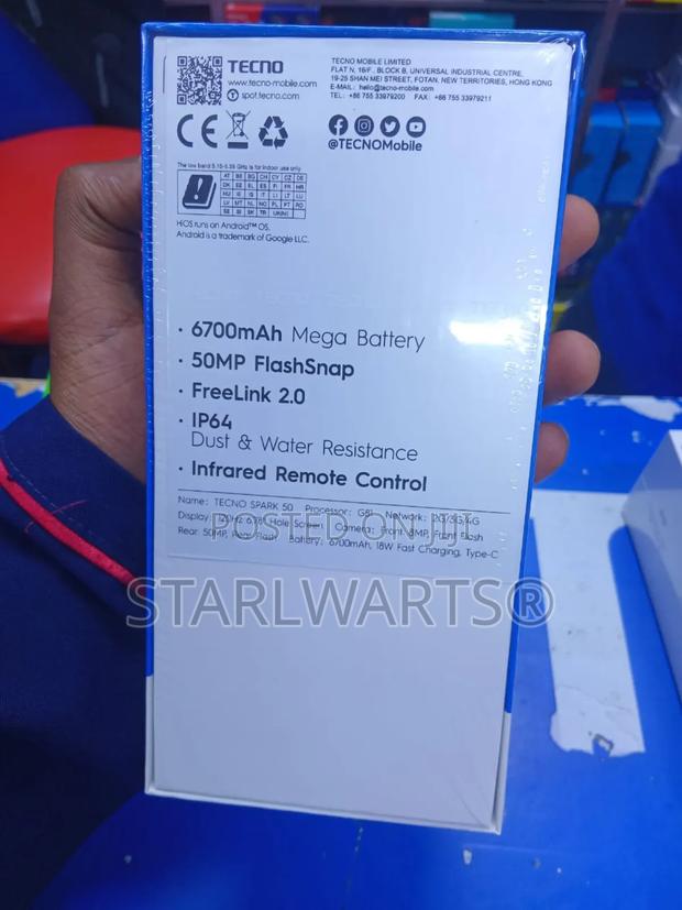 New Tecno Spark 50 128 GB Black - thumbnail 2