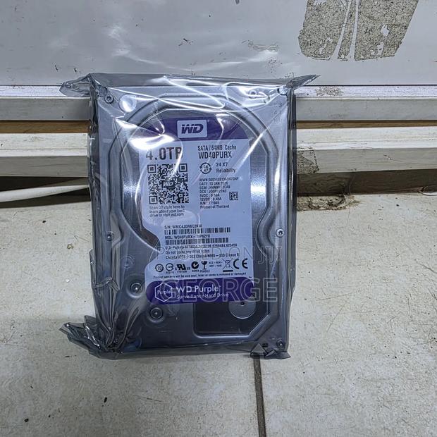 Wd Purple 4tb Surveillance Hard Drive for CCTV DVR and NVR