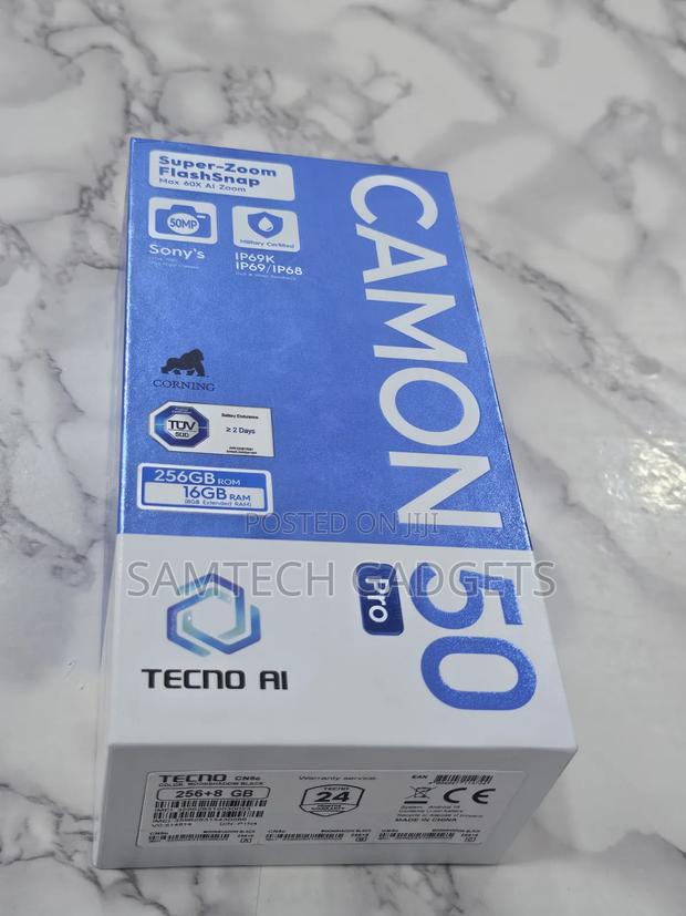 Tecno Camon 50 Pro 256 GB Blue - thumbnail 2