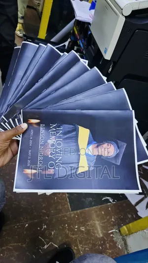 A4 8pgs Eulogy Printing