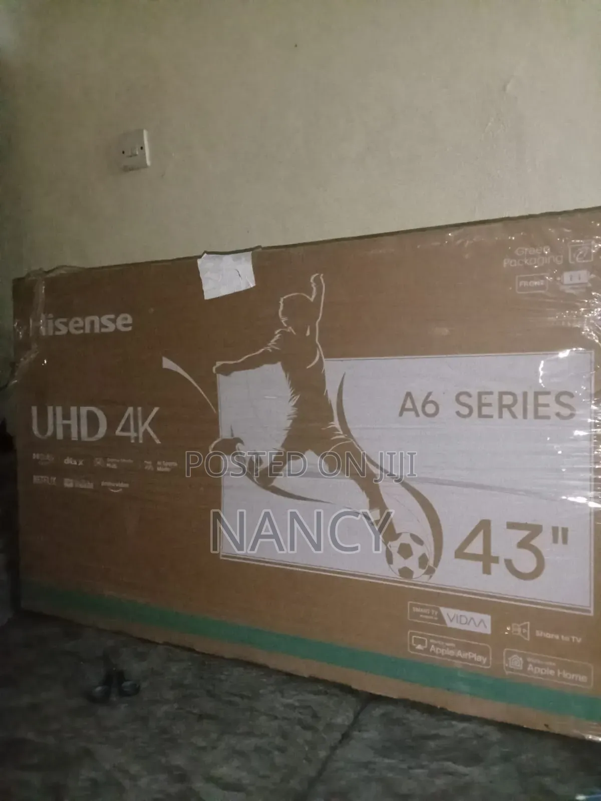 Hisense 43 Inch A6 Series 43a6qken Frameless Uhd Smart Tv