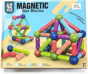 64 Pcs Magnetic Bar Blocks