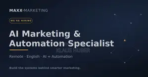 Ai Marketing Automation Specialist (Remote)