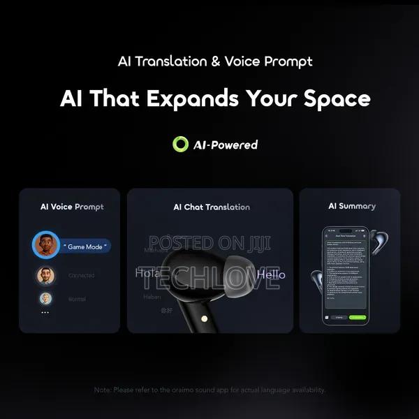 Oraimo Spacebuds 2 Ai Smart 45hrs Playtime True Wireless Earbuds - thumbnail 5