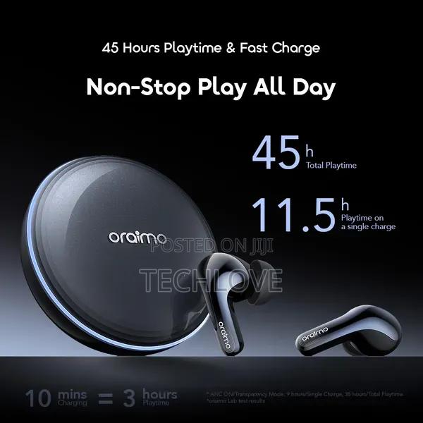Oraimo Spacebuds 2 Ai Smart 45hrs Playtime True Wireless Earbuds - thumbnail 6