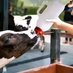 2 Litre Bottles for Lambs and Cows - Farm Goat Milk Feeder With Handle