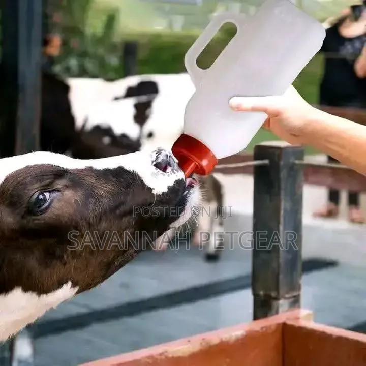 2 Litre Bottles for Lambs and Cows - Farm Goat Milk Feeder With Handle