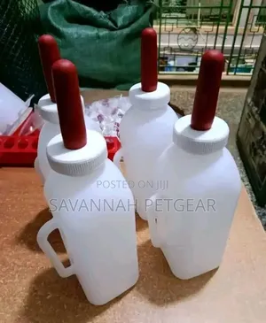 2 Litre Bottles for Lambs and Cows - Farm Goat Milk Feeder With Handle