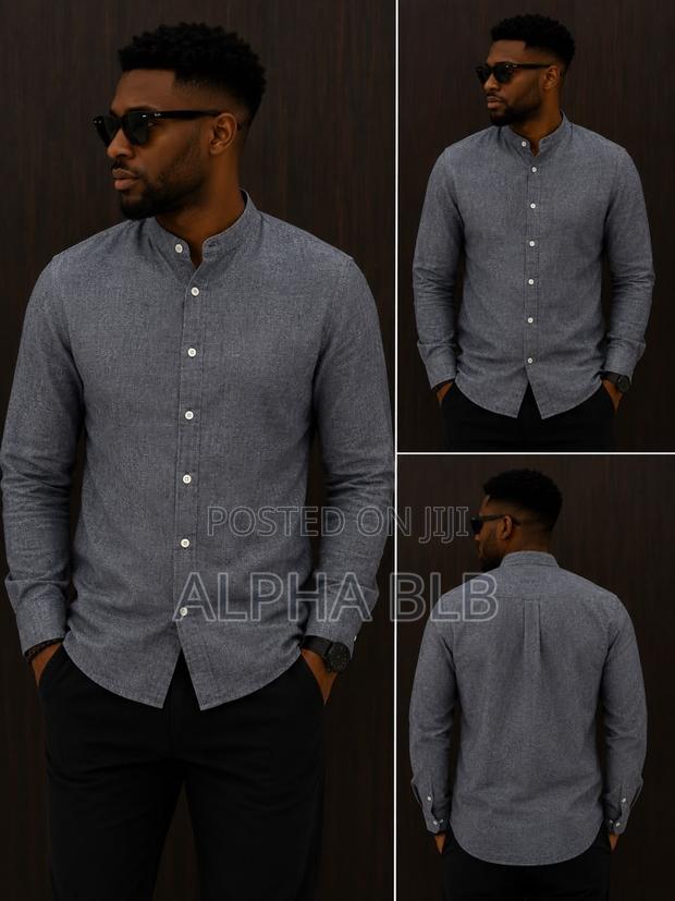 Long Sleeved Linen Shirts - thumbnail 6