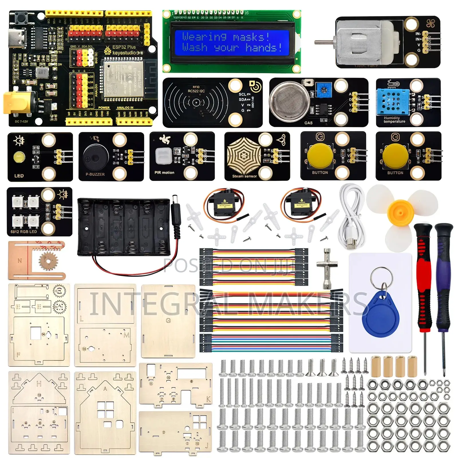Iot Smart Home Kit Esp32 Starter Kit For Stem Education