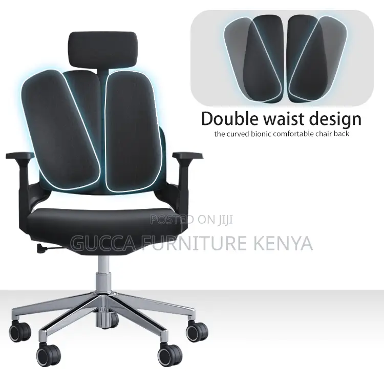 Dual Back Office Ergonomic Seat.