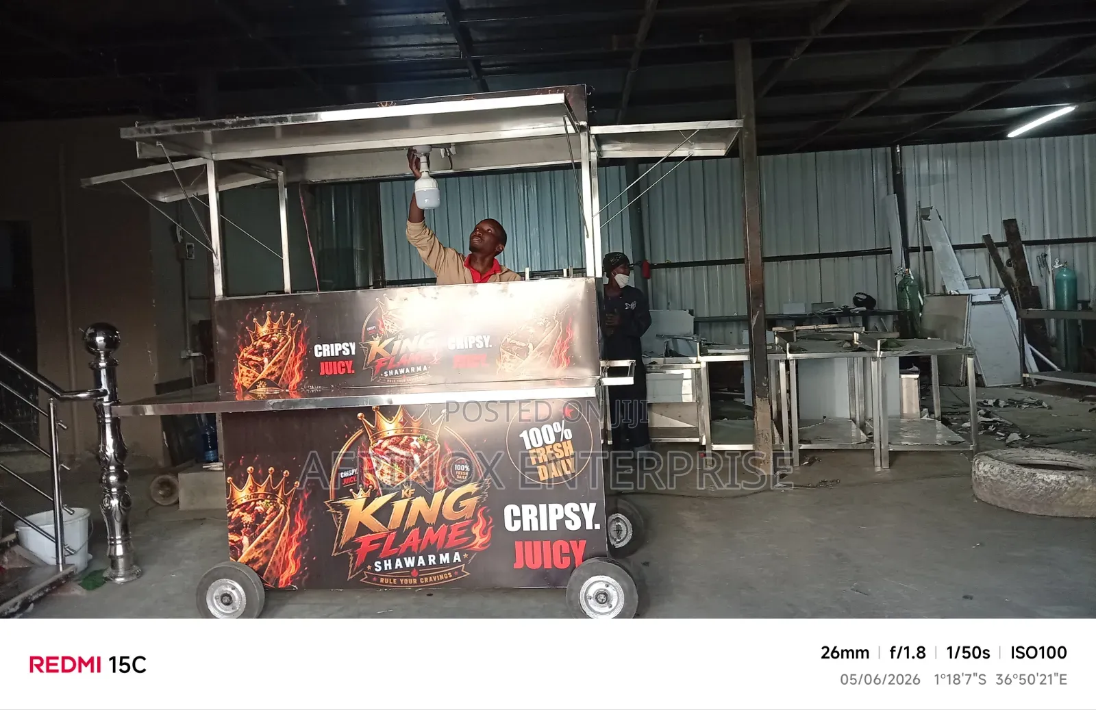 Shawarma Cart, We Design and Fabricate