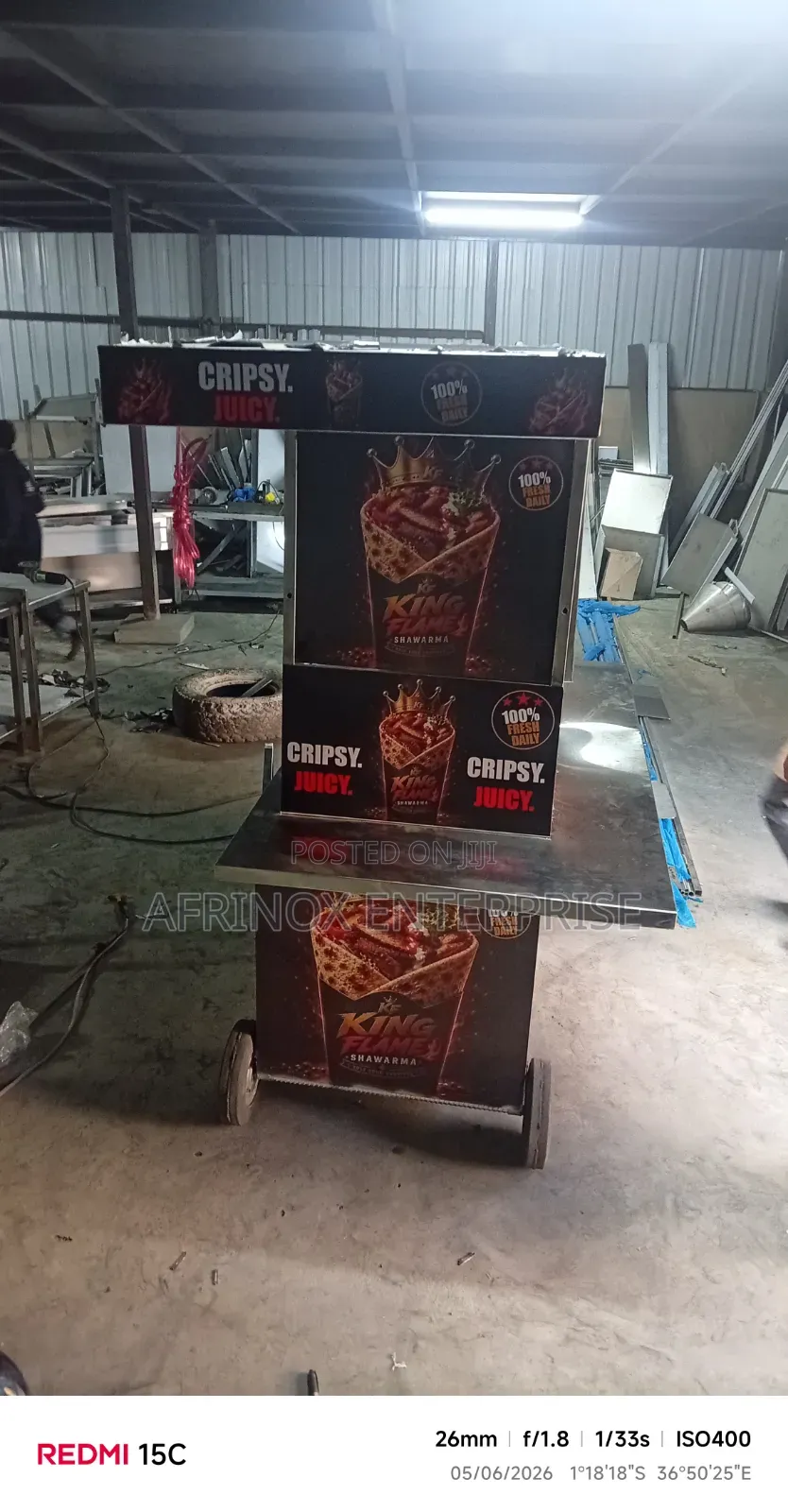 Shawarma Cart, We Design and Fabricate