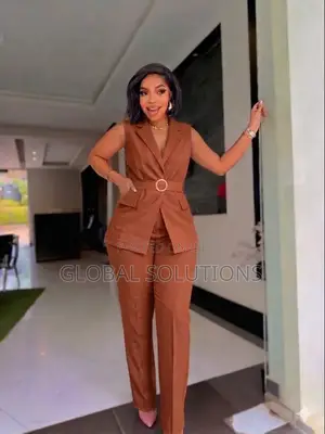 Kafiloe Sleeveless Vest and Pants Suit Set