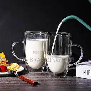 Borocillicate Coffee Double Sided Mug 450 Ml Stda