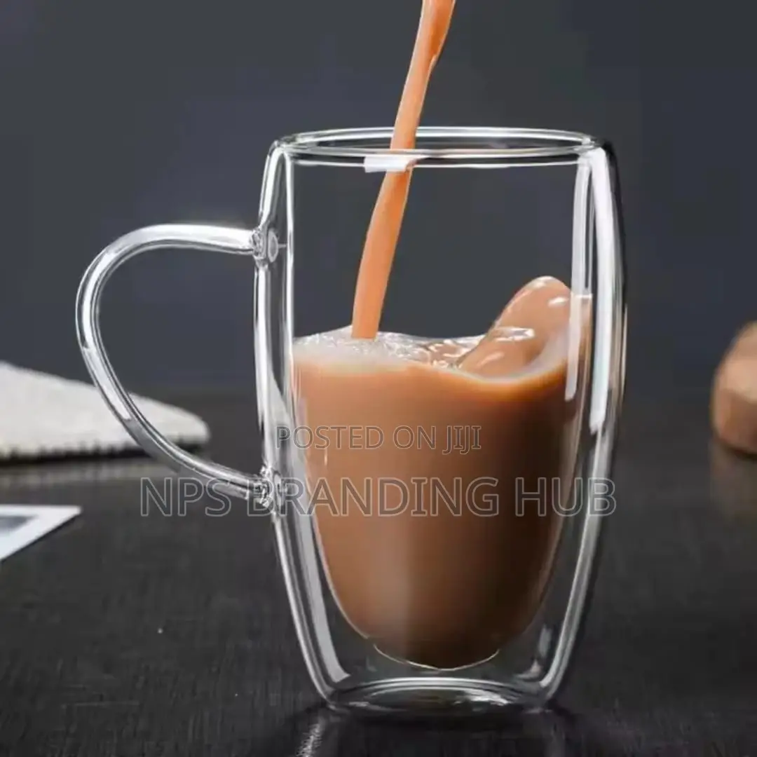 Borocillicate Coffee Double Sided Mug 450 Ml Stda
