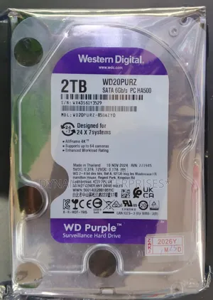 Surveillance Harddisk *Wd Purple 2tb