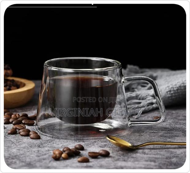 180ml Double Wall Crystal Clear Acrylic Cup