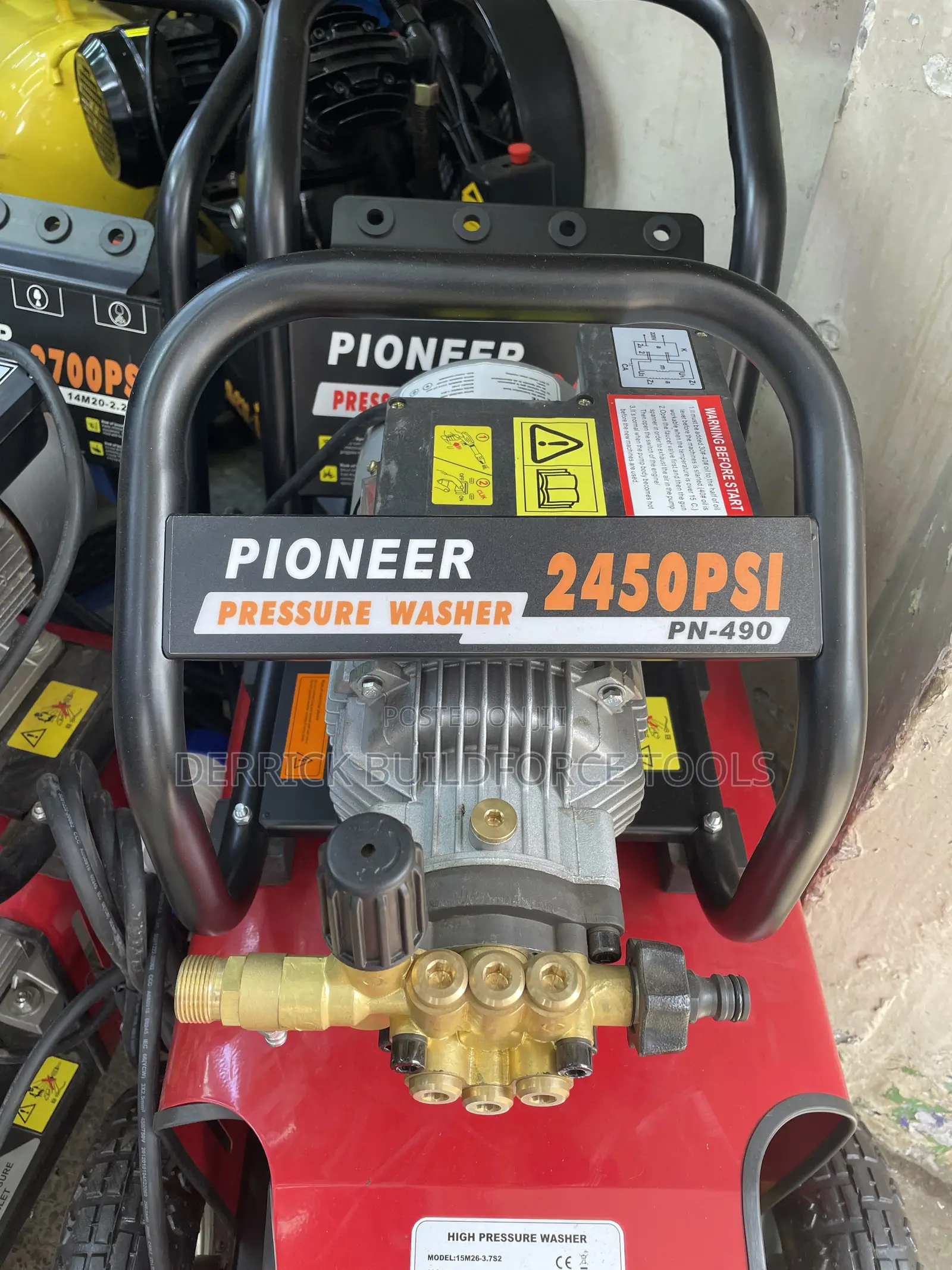 Pioneer 2450psi Electric Pressure Washer Machine