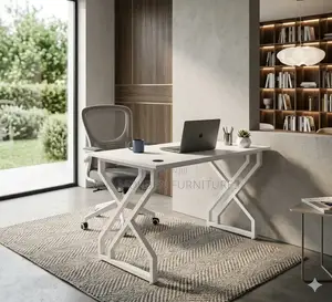 Office Taptop Table and Office Chair With Headrest