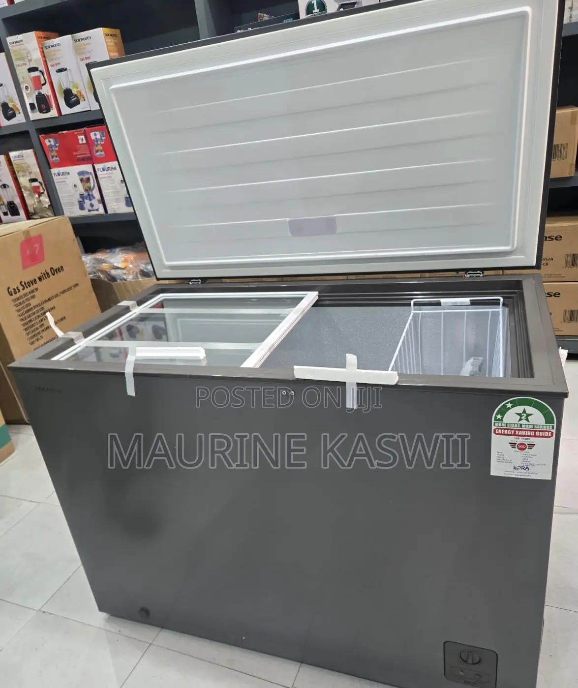 Hisense 200ldual Freezer Silver