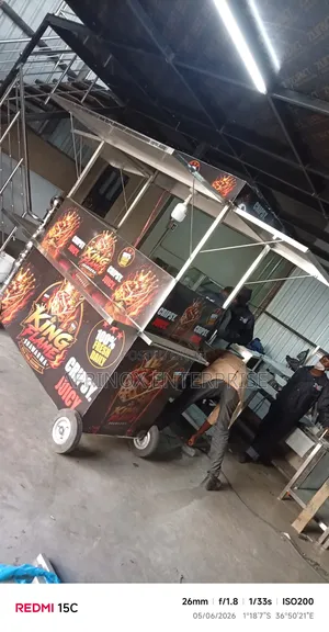 Stage Cafe Food Trolley. We Design and Fabricate. Pure Stainless Steel
