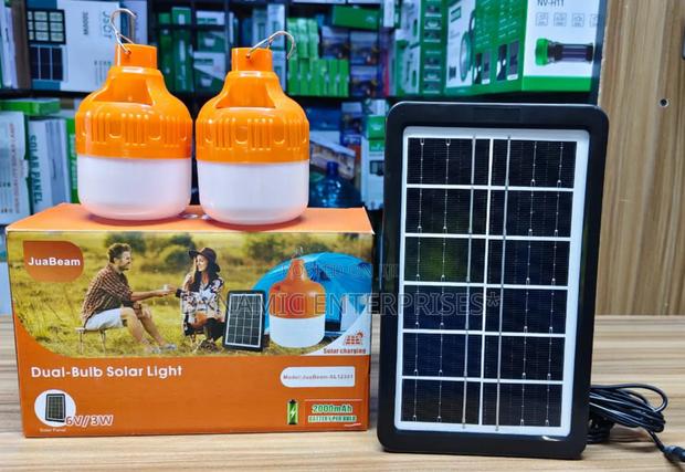 *Dual Bulb Solar Light