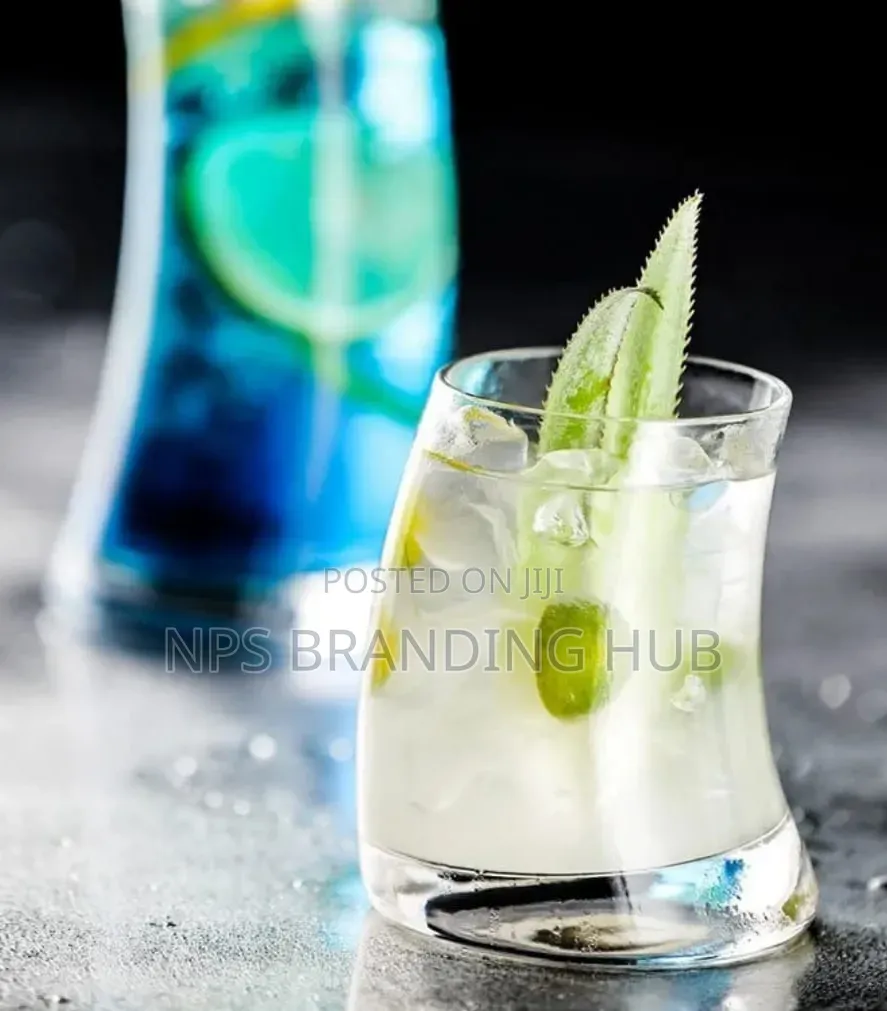 6 Pcs Penguin Curved Glass 350 Ml