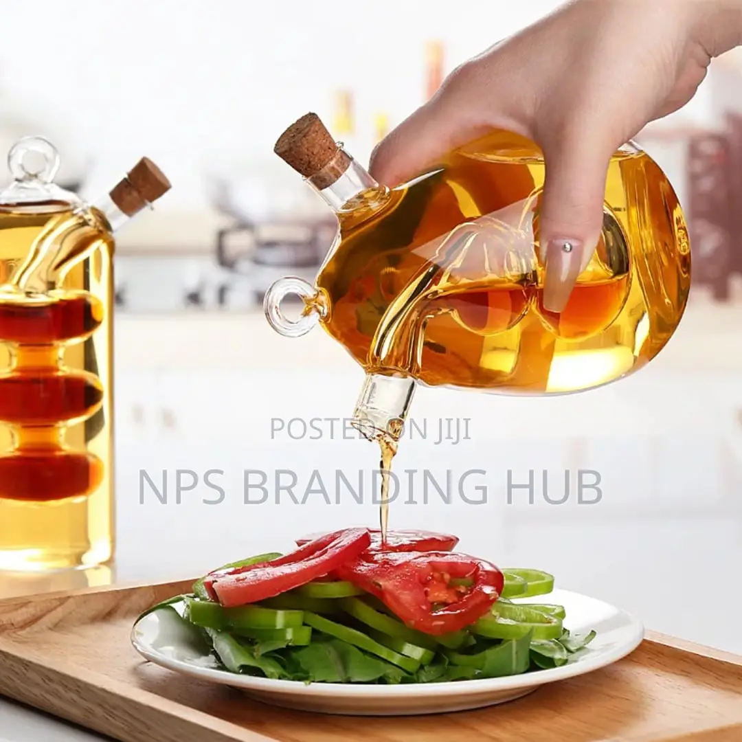 2 In1 Double Mouth Oil and Vinegar Dispenser 350 Ml Stda