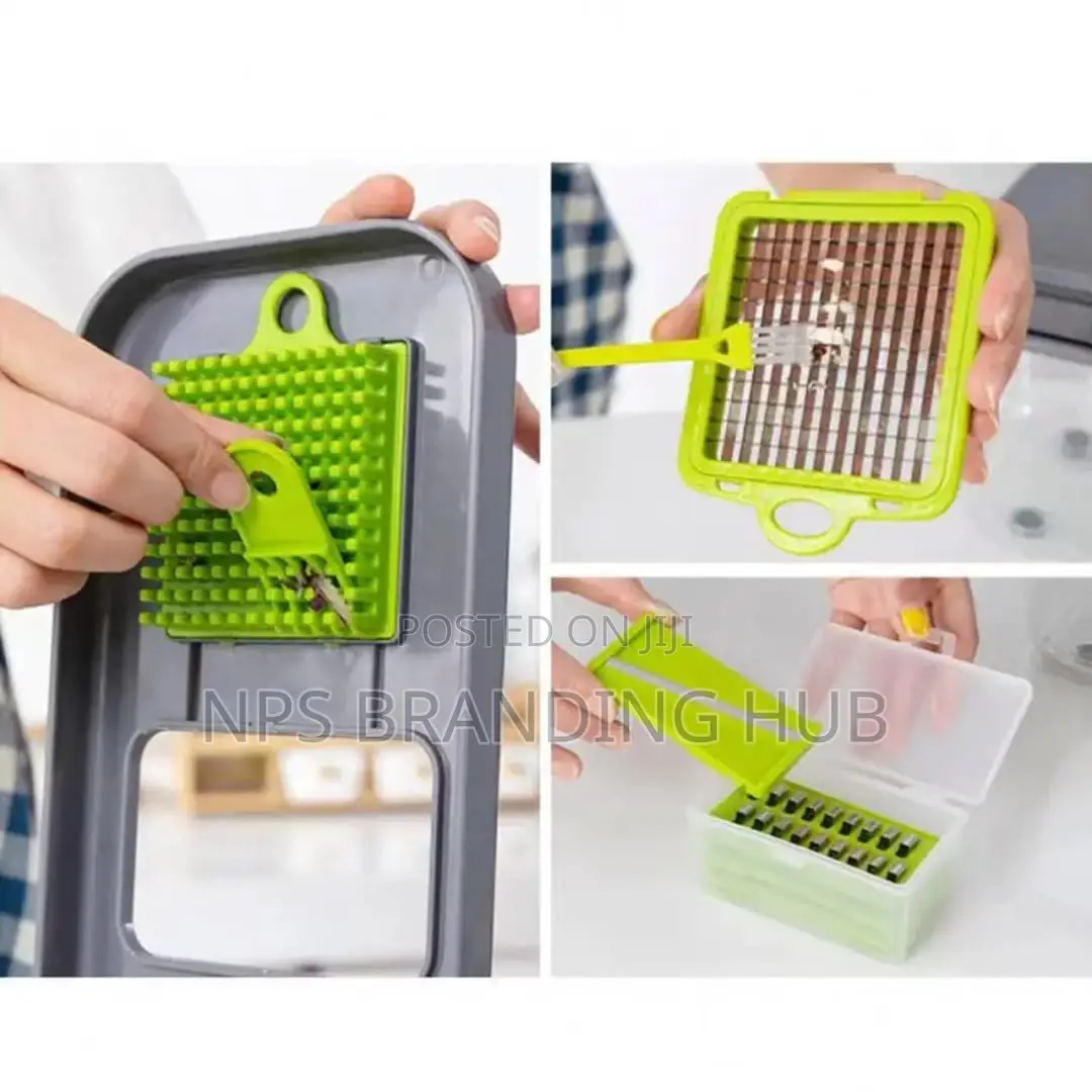 22pcs Multifunctional Vegetable Cutter ,Slicer, Shredder ,Dicer (Stda)