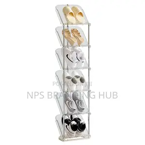 8 Tier String Acrylic Shoe Rack (Stda)