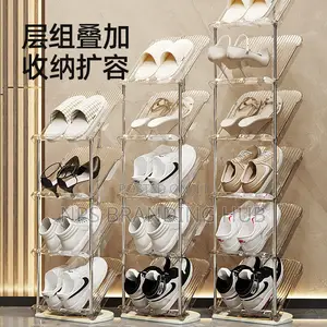 8 Tier String Acrylic Shoe Rack (Stda)