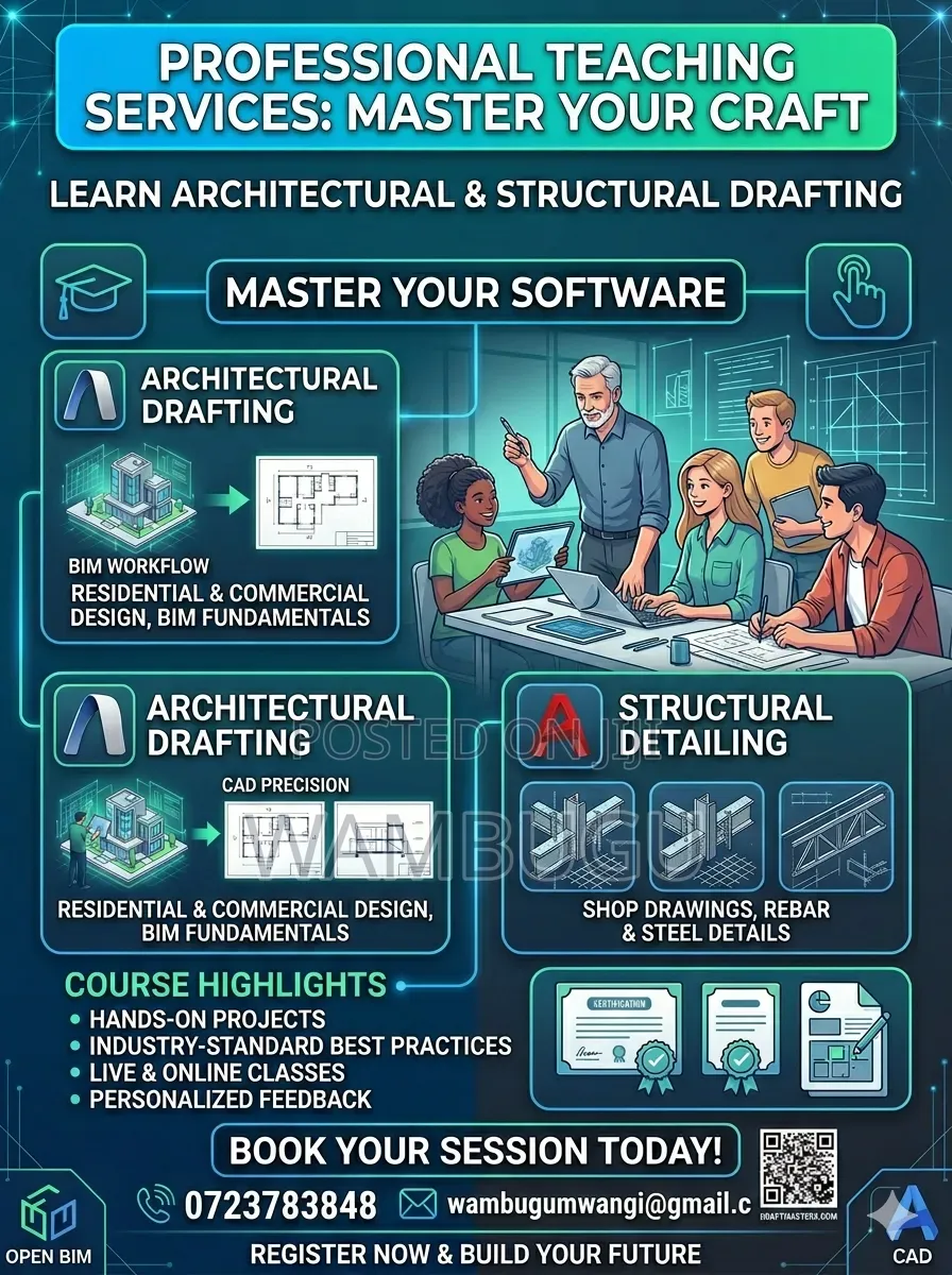 Autocad/Archicad for Structural Detailing/Architectural Drafting