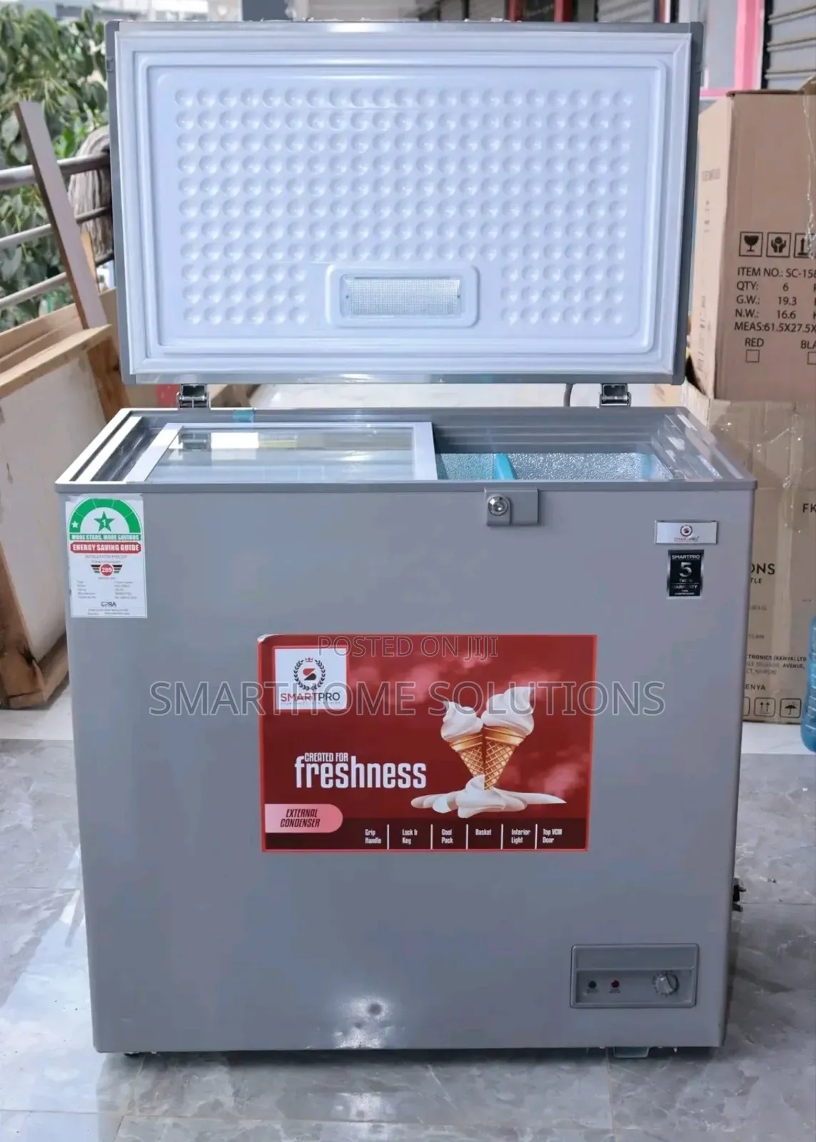 Smart Pro SCF-275g Chest Freezer 225litres