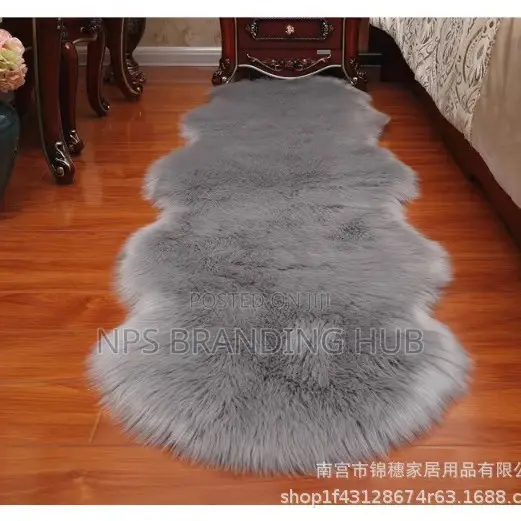 Fluffy Bedside Mat Size 60×180cm (Stda)