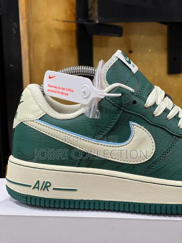 Nike Airforce-1 Olive Green Sneakers - thumbnail 2