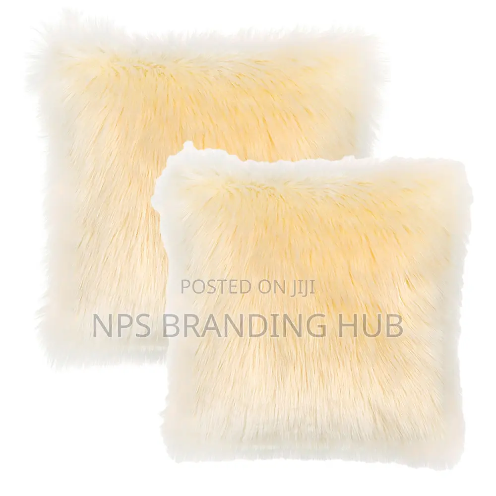 Wool Plush Cushion Pillow Cover,Fluffy Pillow Cover (Stda)