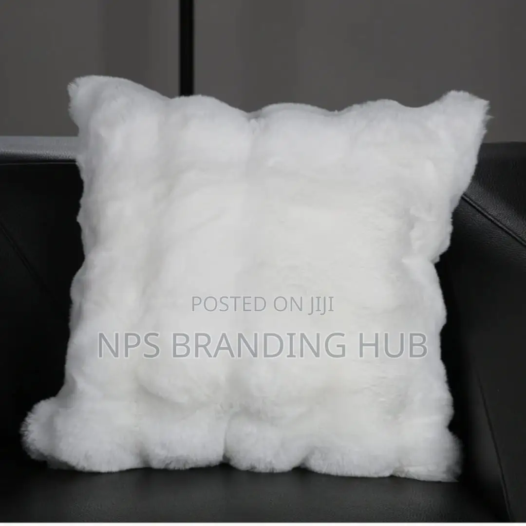 Soft Cozy Fluffy Faux Rabbit Fur Pillow Case Covers 45 by 45cm (Stda