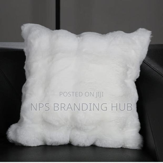 Soft Cozy Fluffy Faux Rabbit Fur Pillow Case Covers 45 by 45cm (Stda
