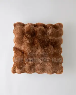 Soft Cozy Fluffy Faux Rabbit Fur Pillow Case Covers 45 by 45cm (Stda