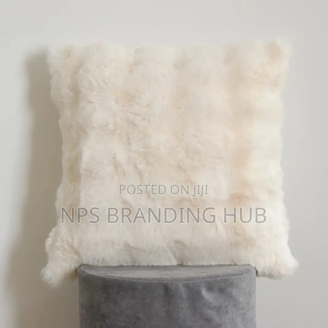 Soft Cozy Fluffy Faux Rabbit Fur Pillow Case Covers 45 by 45cm (Stda