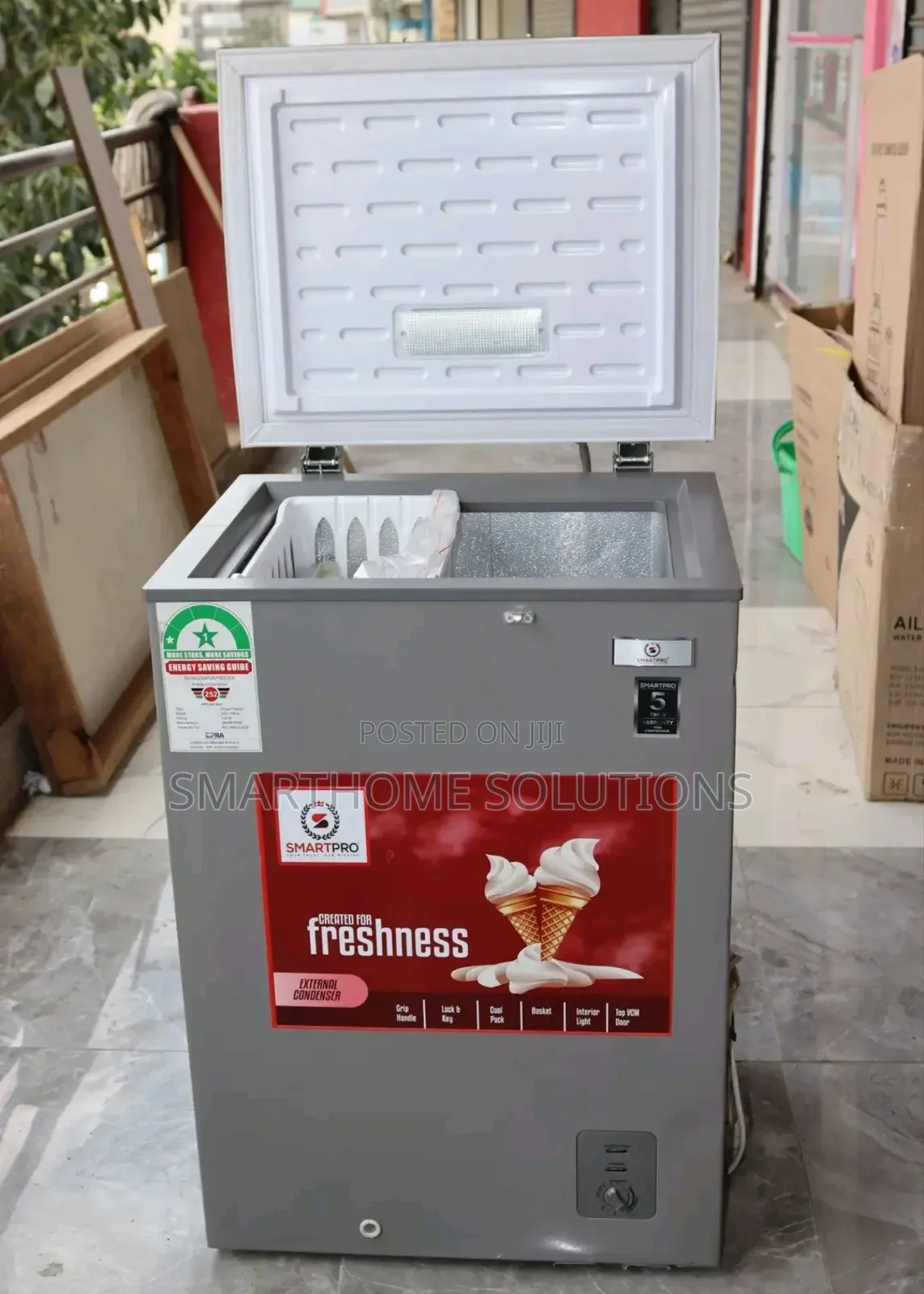 Smart Pro 110 Litres Scf‐150g Freezer – Compact Reliable