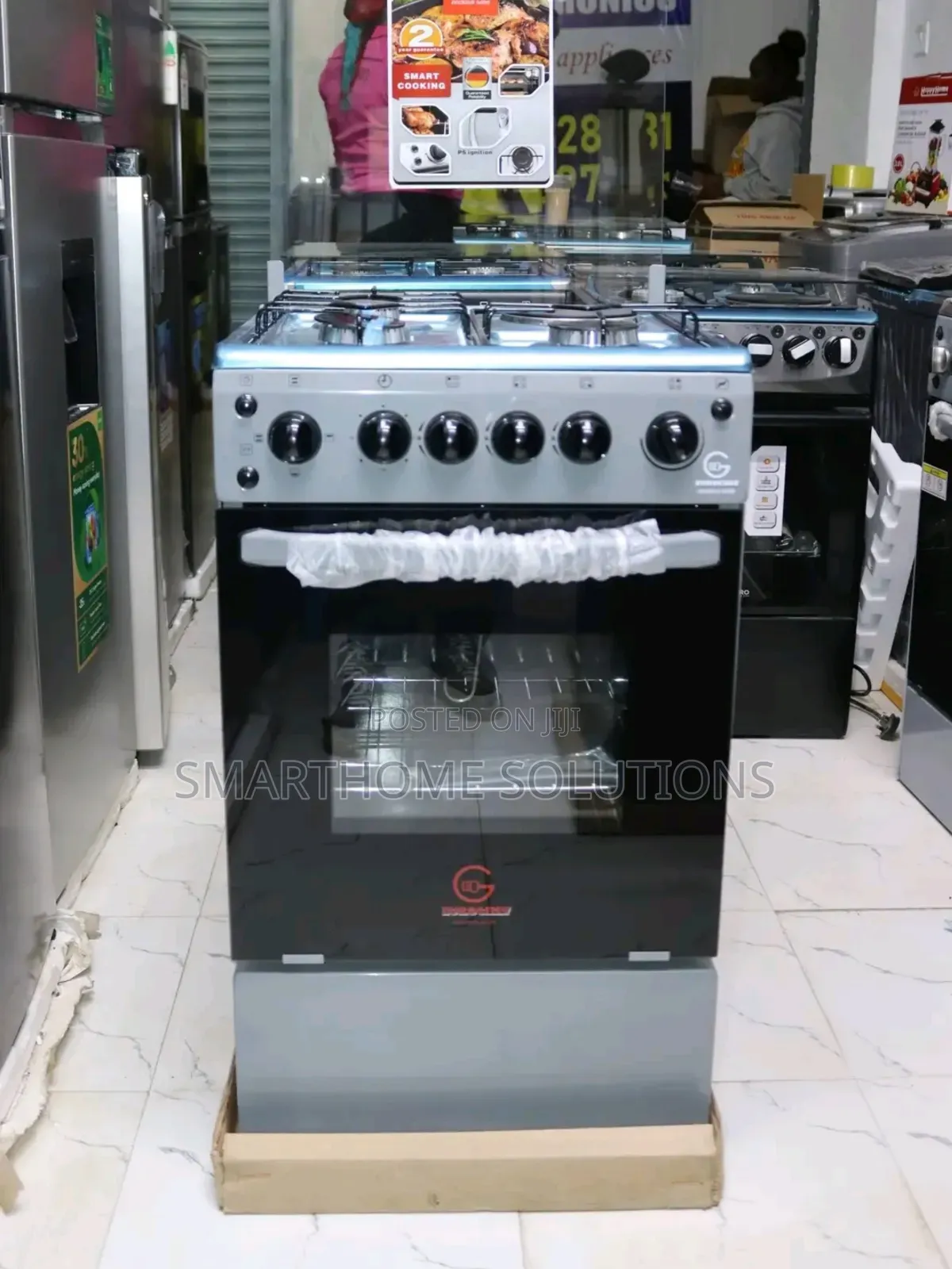 Eurochef Standing Cooker- 3gas + 1 Electric Oven
