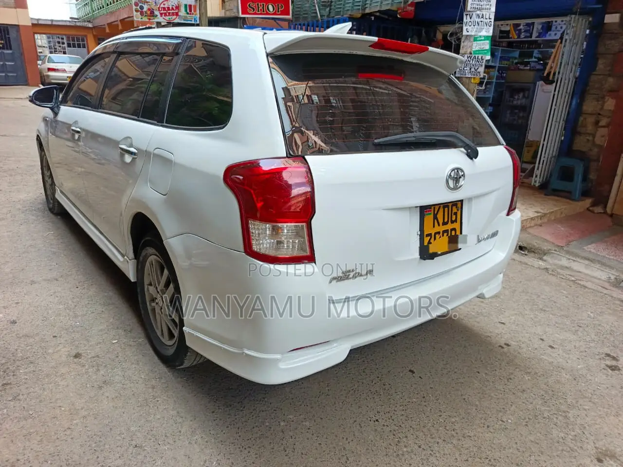 Toyota Corolla Fielder 2014 White