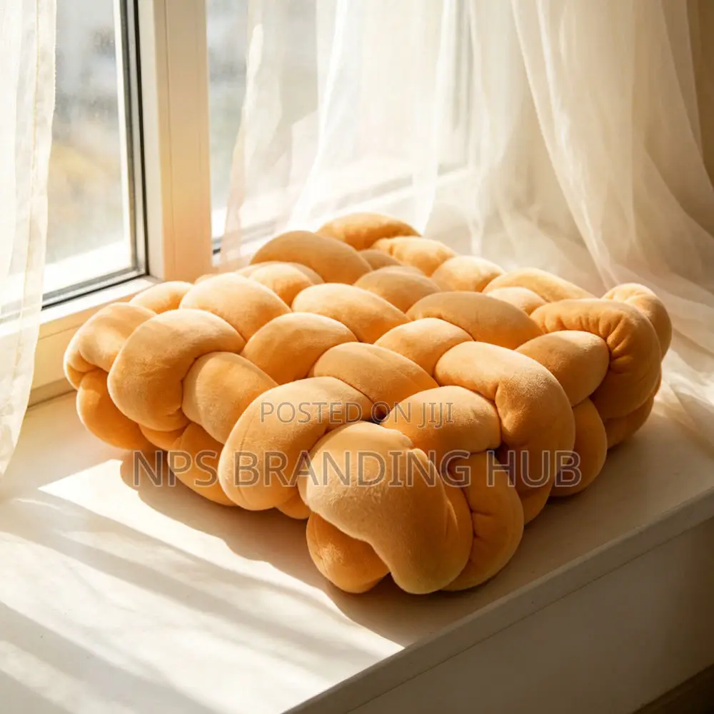 Scandinavian Cushion Woven Pillow Square Sofa 30cm X33 (Stda